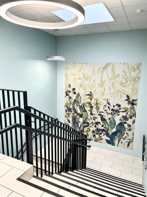 Trappeoppgang, kjøpesenter design